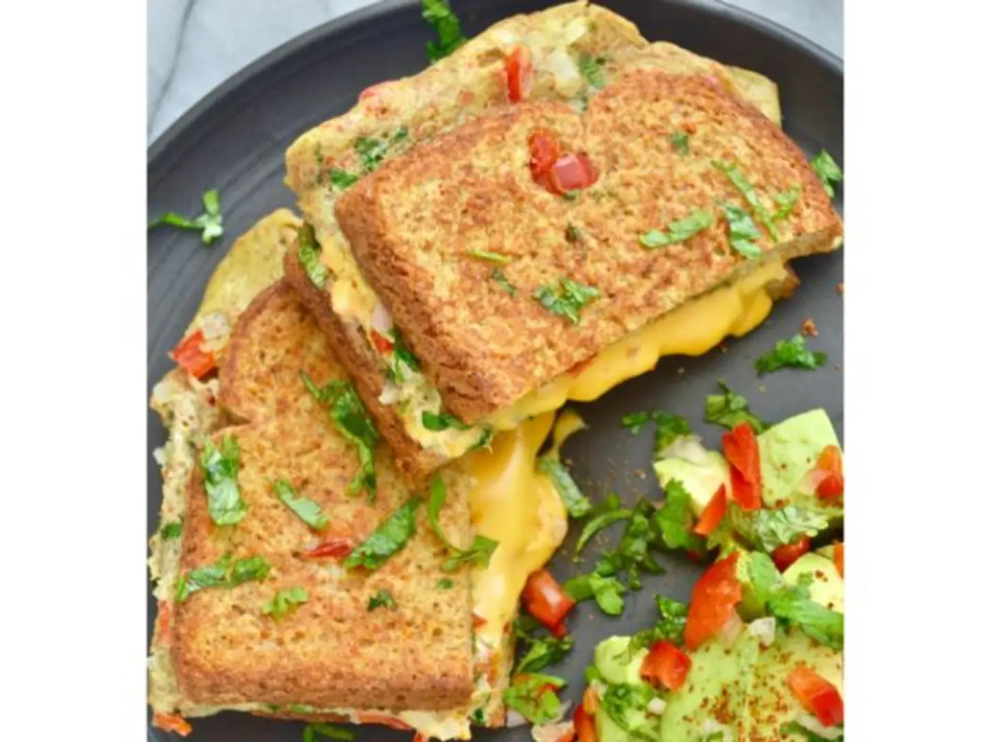 Sandwich Bread Omelet