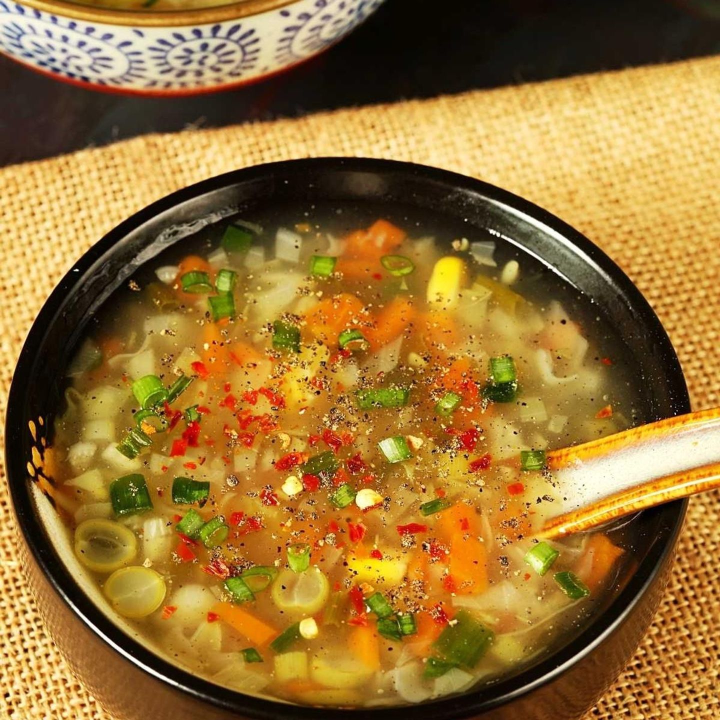 Veg Canton Soup