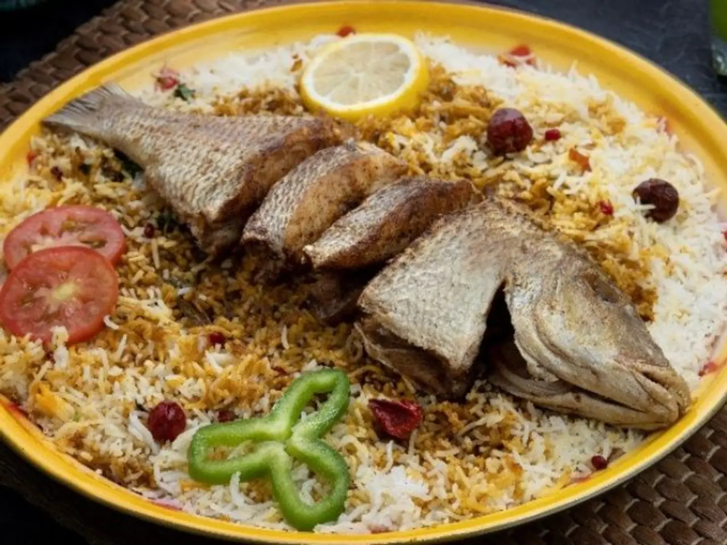 برياني سمك شعري