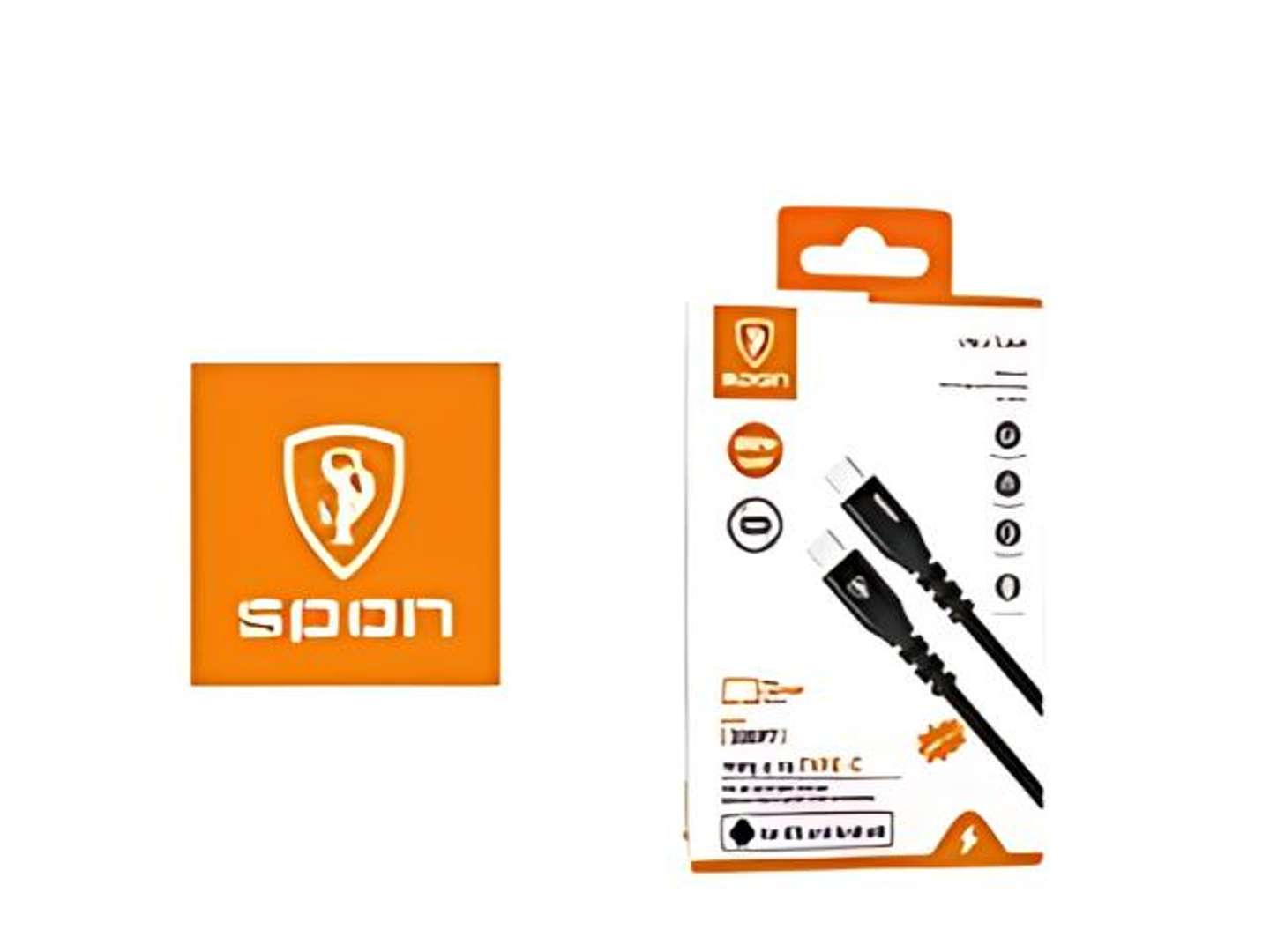 سلك شاحن من سبون تايب سي - لايتنينج 2 م