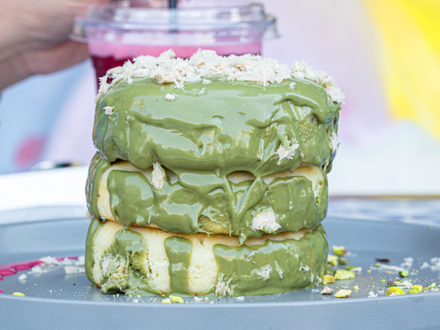 The Enchanted Garden Pistachio Halva Pancake