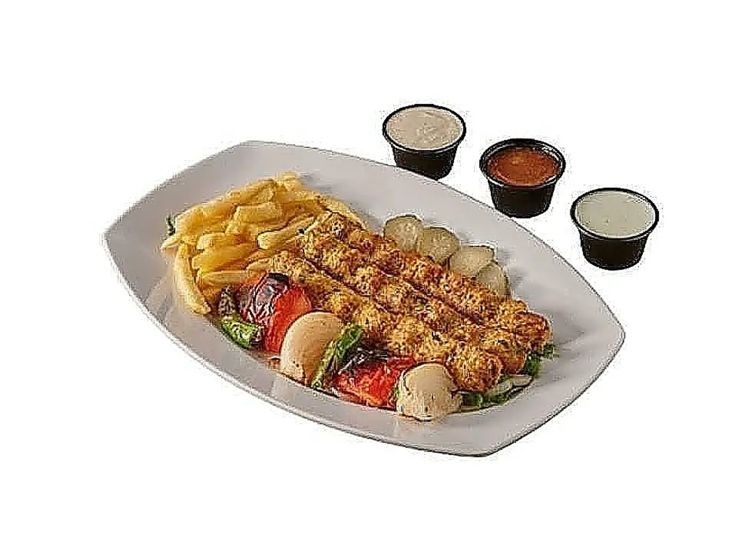 Single Portion Of Chicken Kebab