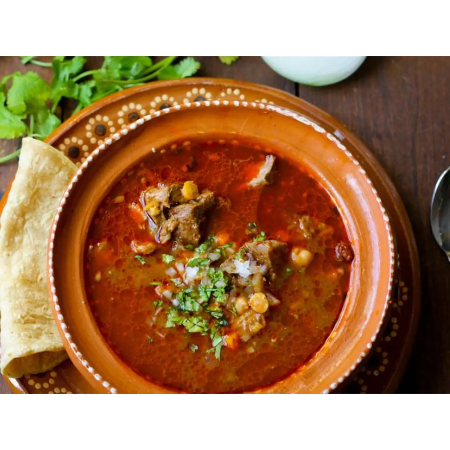 شوربة لحم ضأن حامضة وحارة