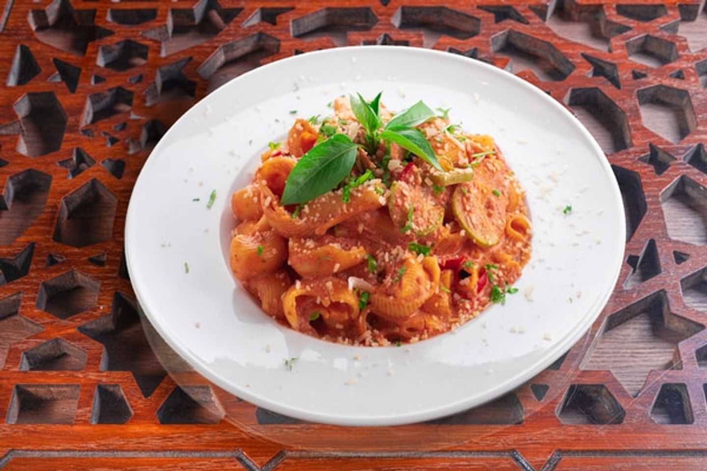 مكرونة خضار