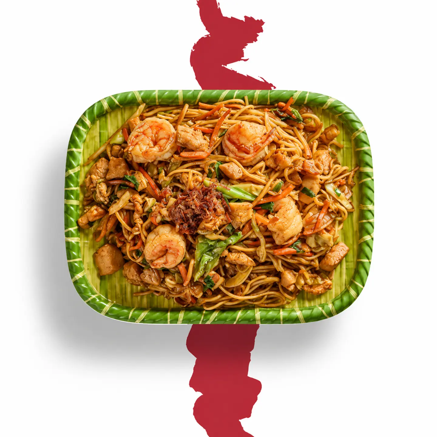 Noodles With Chicken And Shrimp