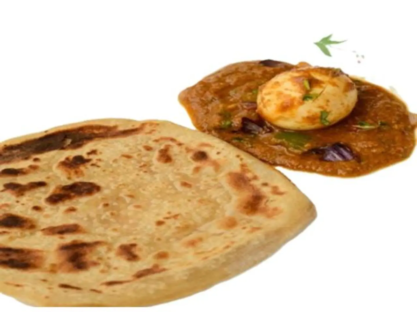 كاري البيض و خبزتان التشباتي