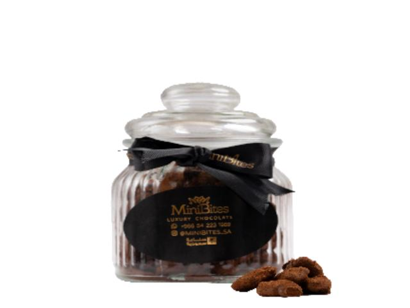 Rosted An Carmalais Pecan Coated With Cacao Powder