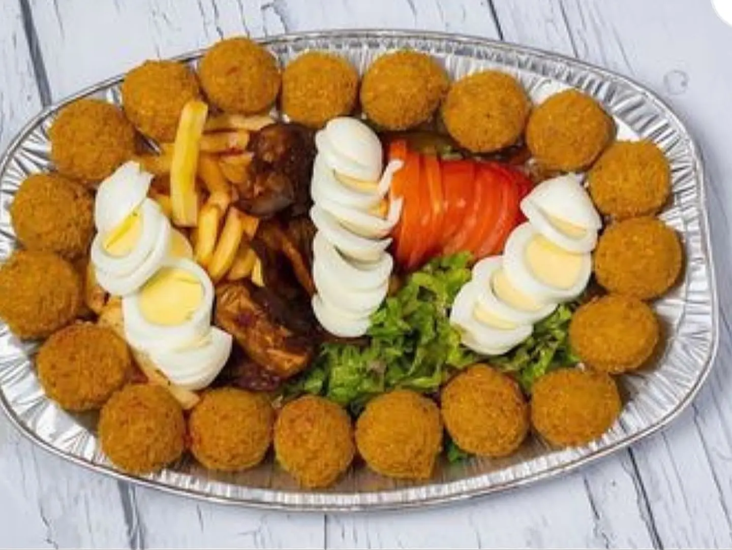 Large Plate Of Falafel
