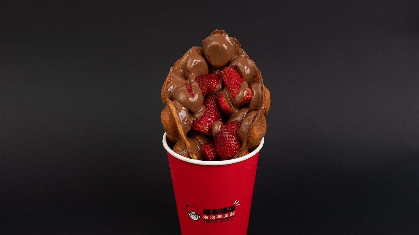 Strawberry Chocolate Waffle