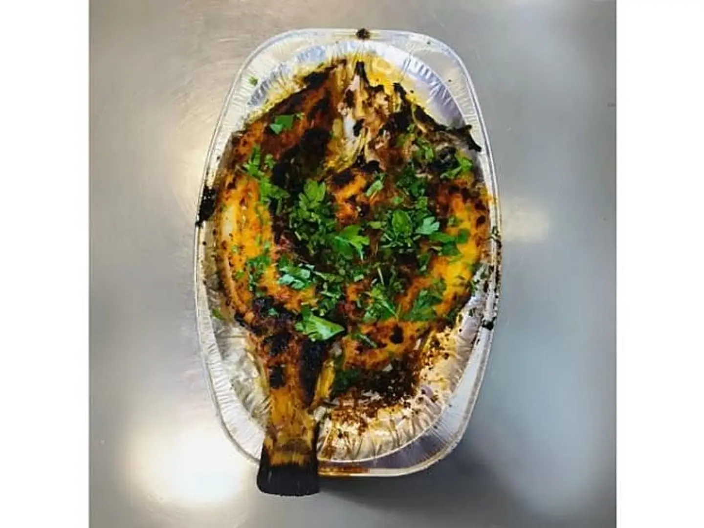 وجبة هامور مشوي