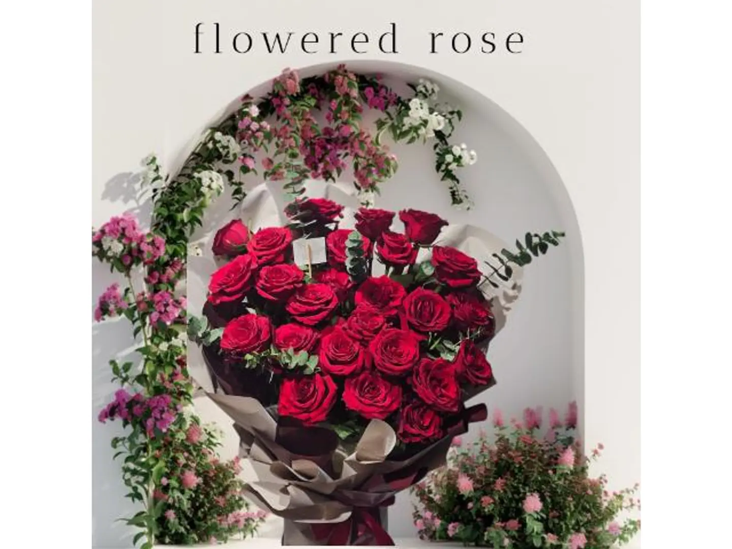 باقه البيبي روز الاحمر