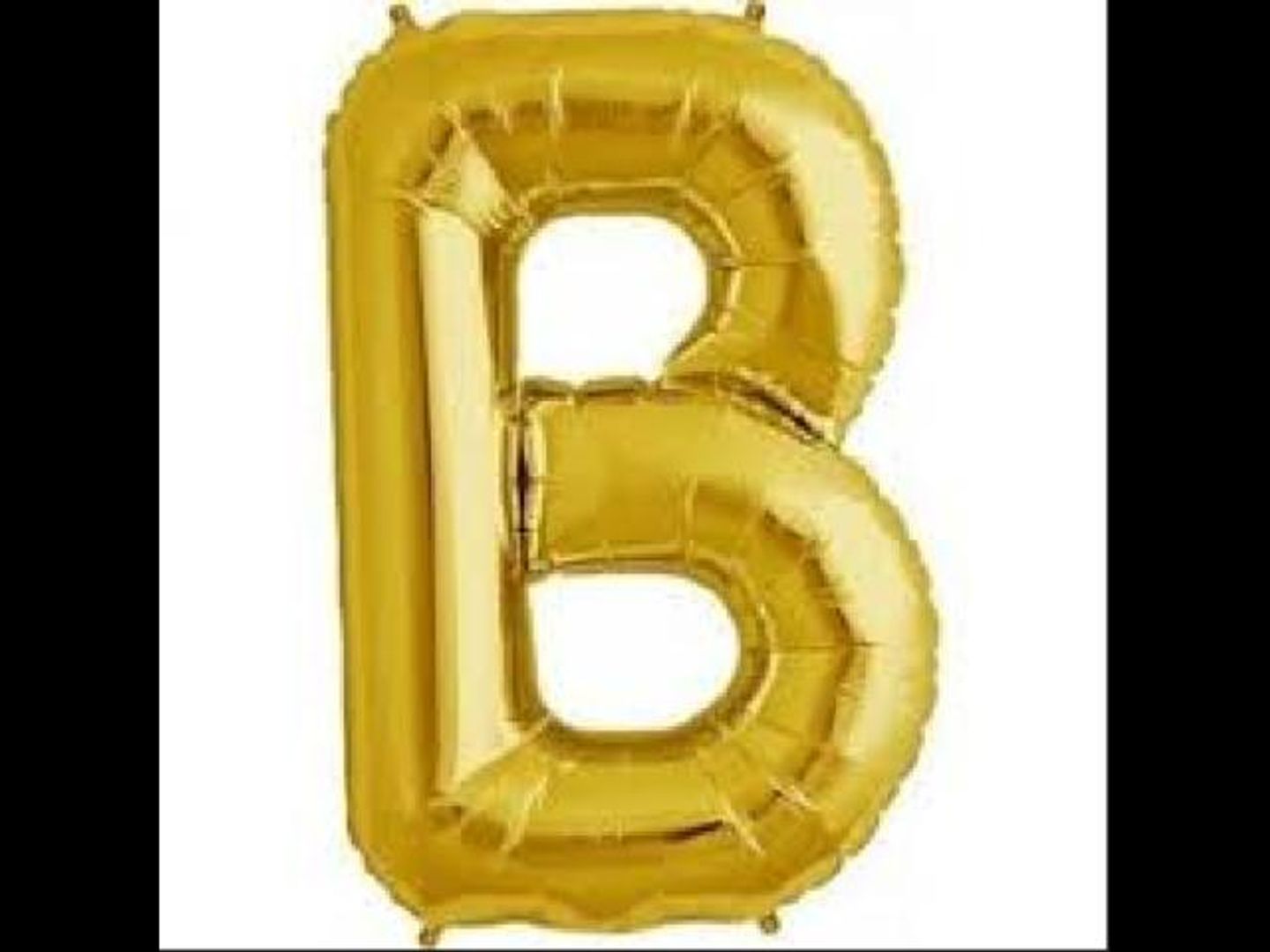 حرف B ذهبي