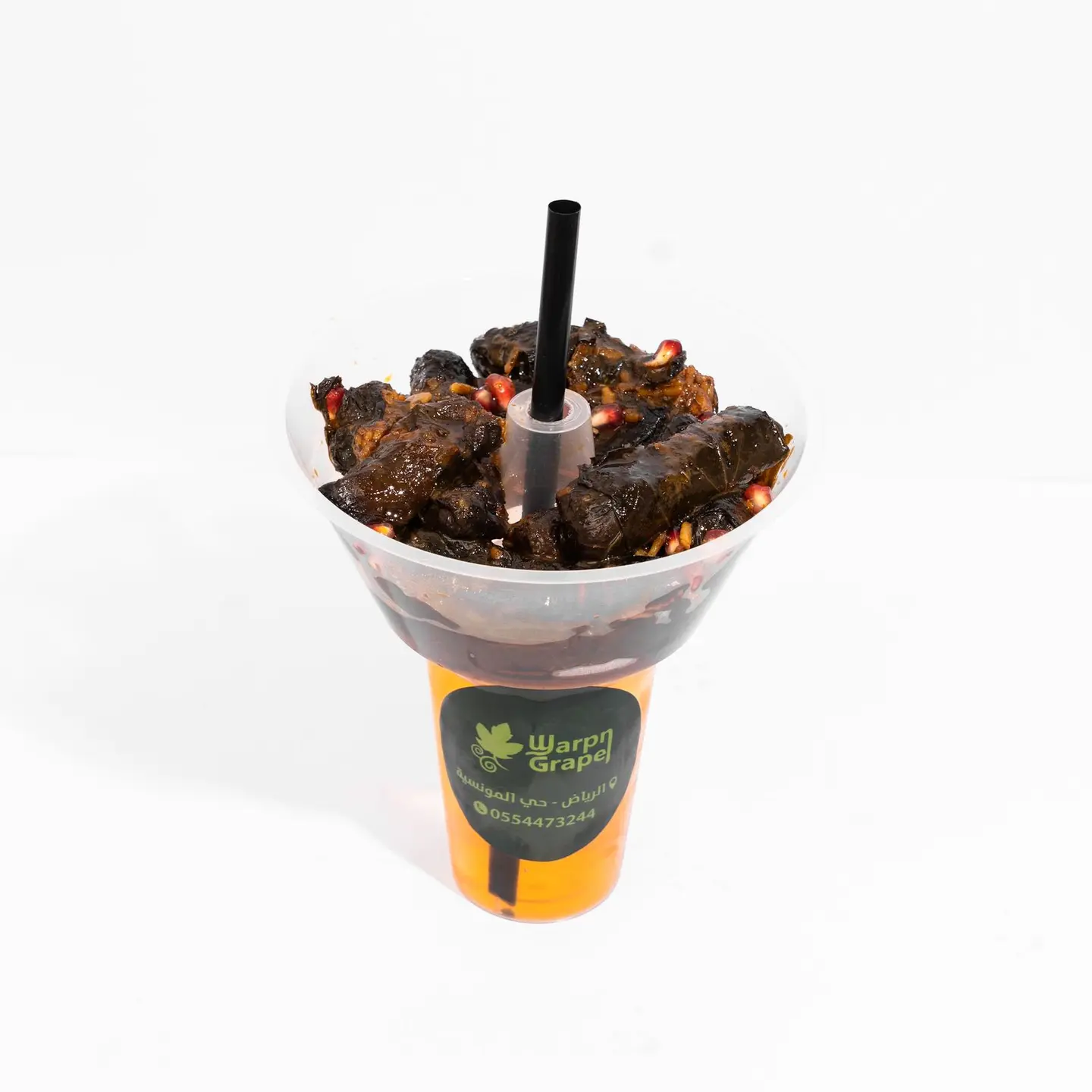 Cup Of Rabin Grape Dessert