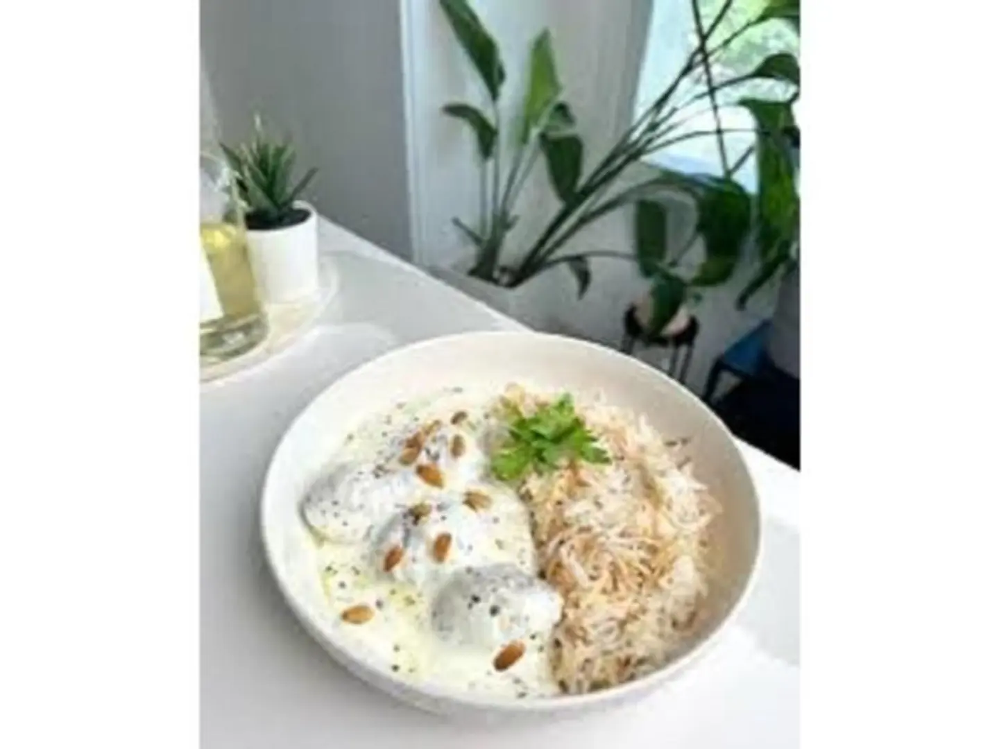 كبة لبنية مع رز بالشعيرية