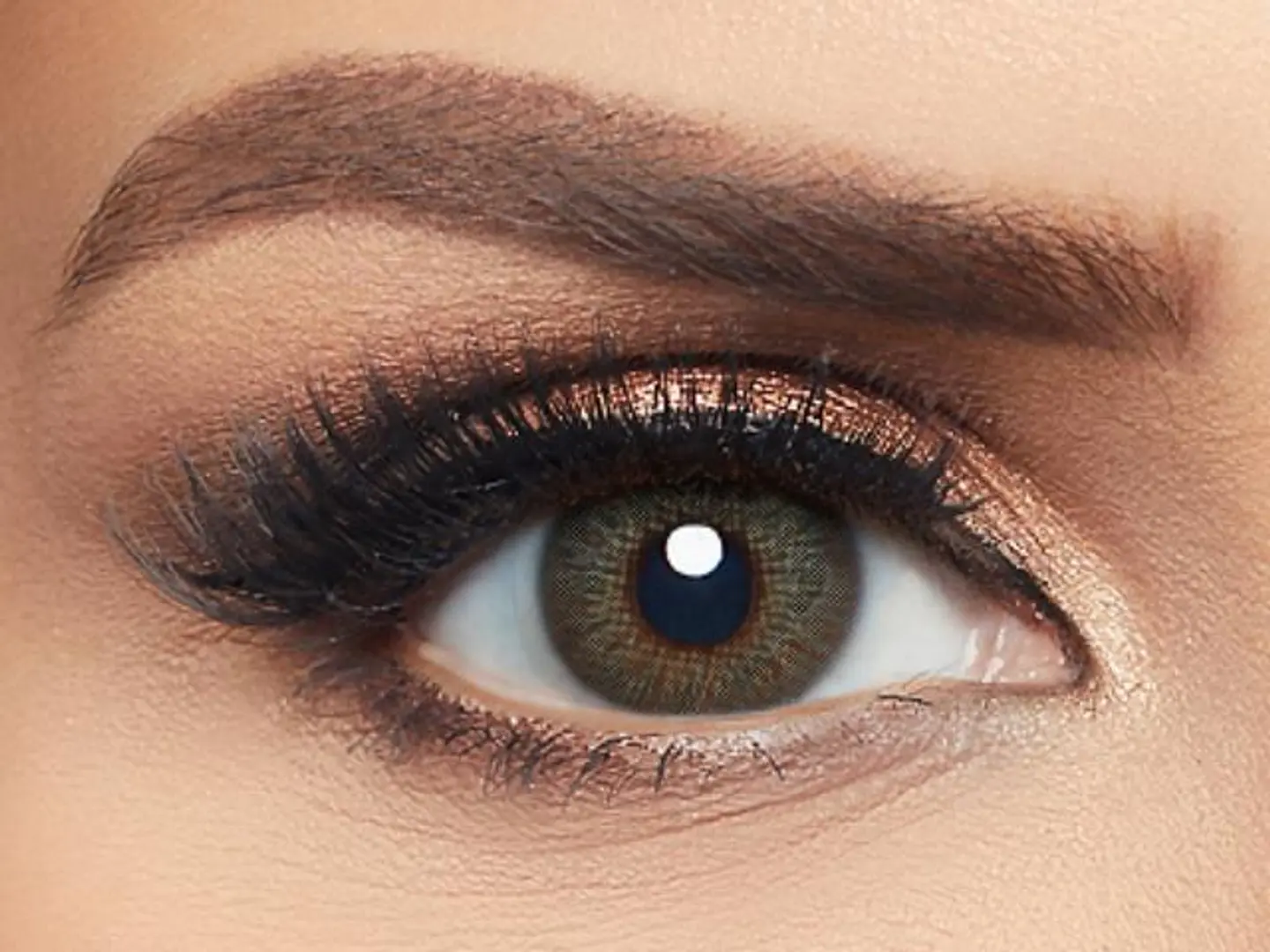 Layala Royal Green Plain Colored Lenses Pack Of 2 Contact Lens, Replacement 3 Months