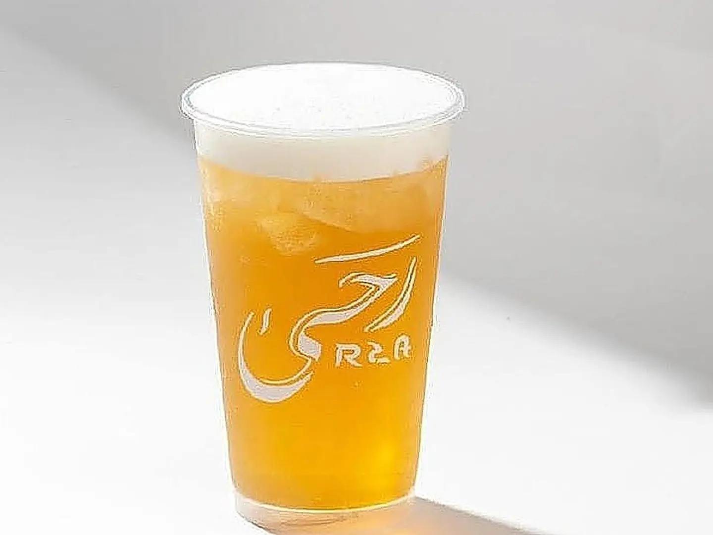 Passion Fruit And Peach Ice Tea