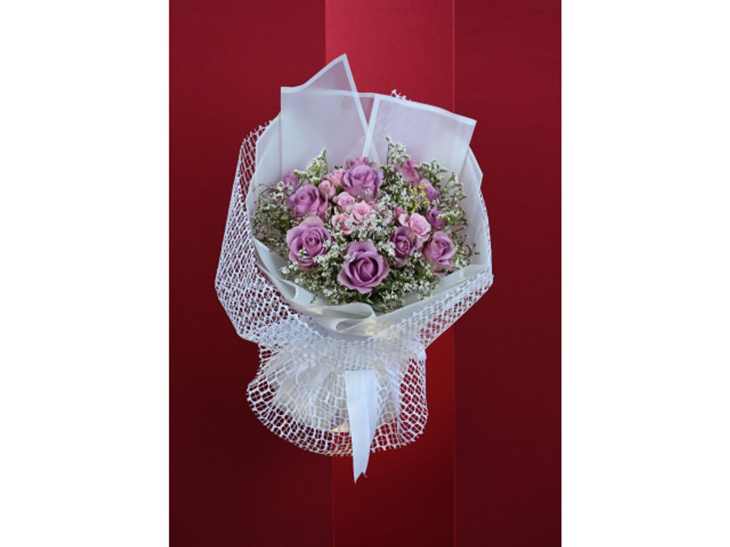Purple Rose Bouquet