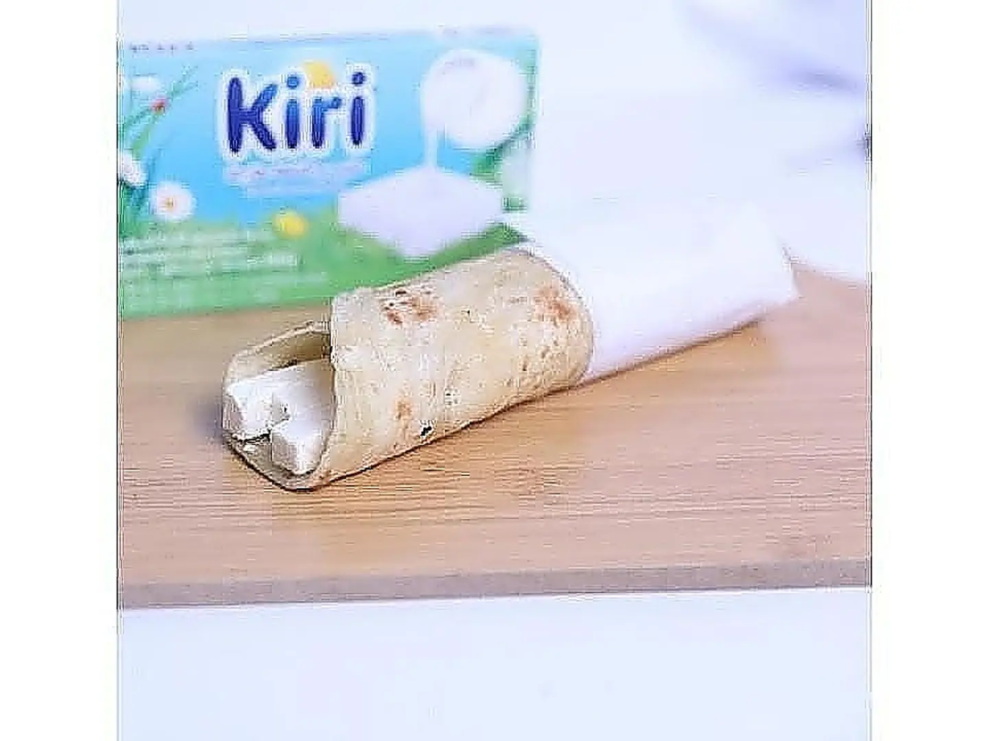 Chapati With Kiri Cheese