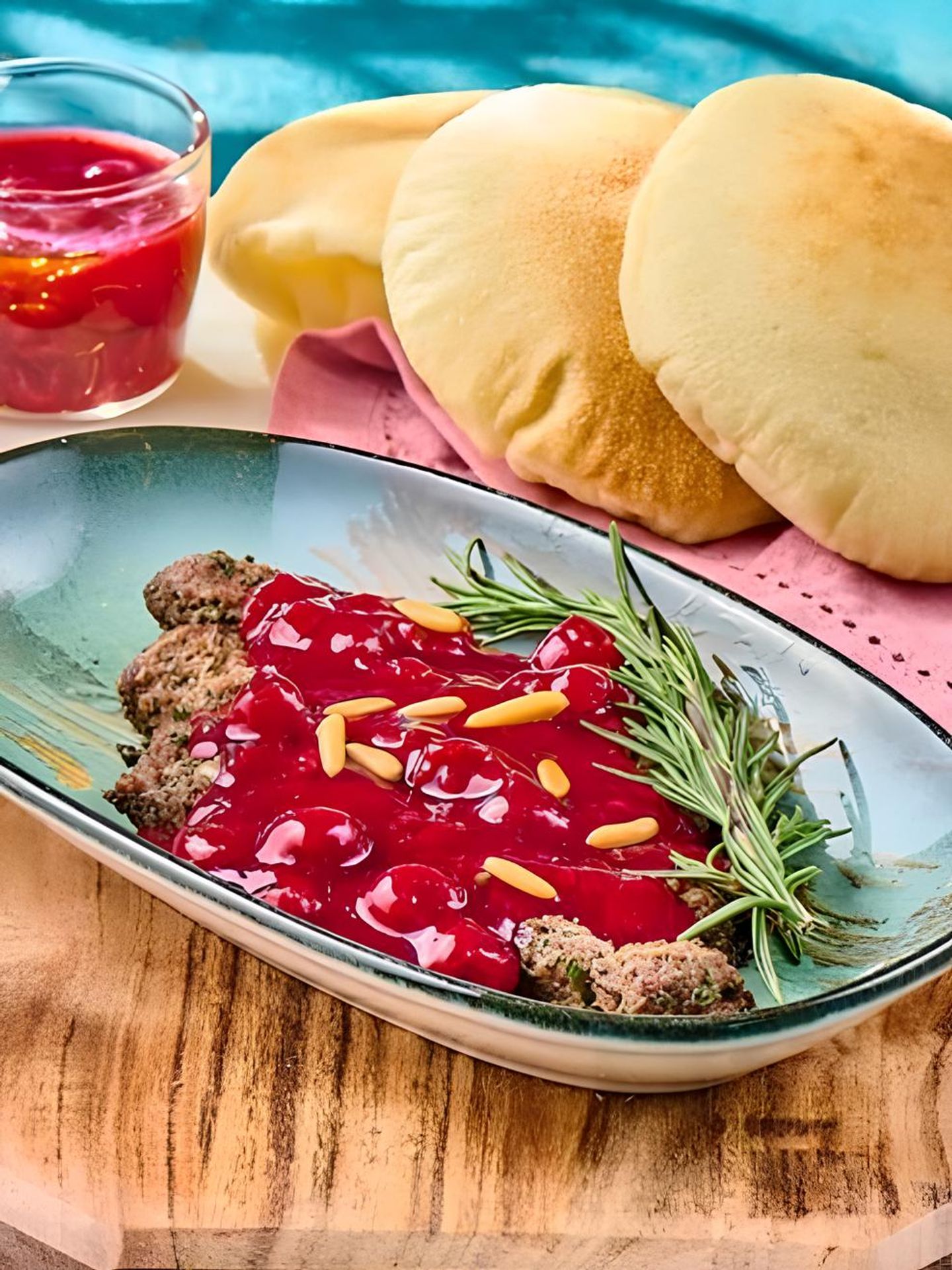 Grilled Kebabs With Cherry
