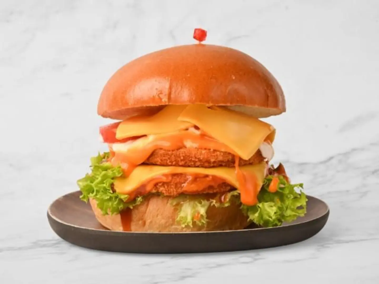 Double Chicken Burger