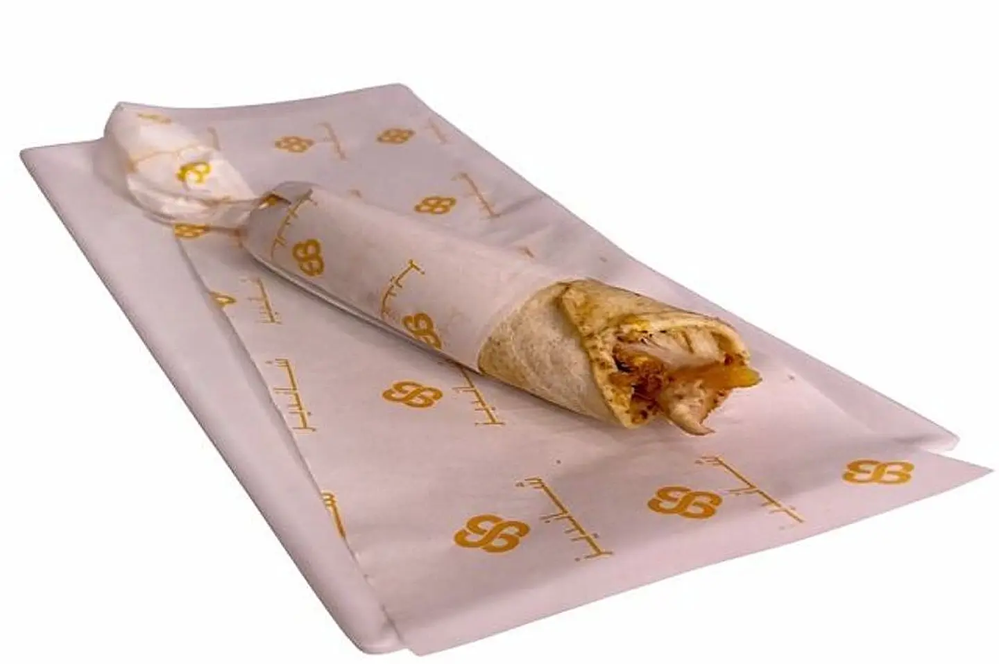 شاورما دجاج صغير خبز عادي