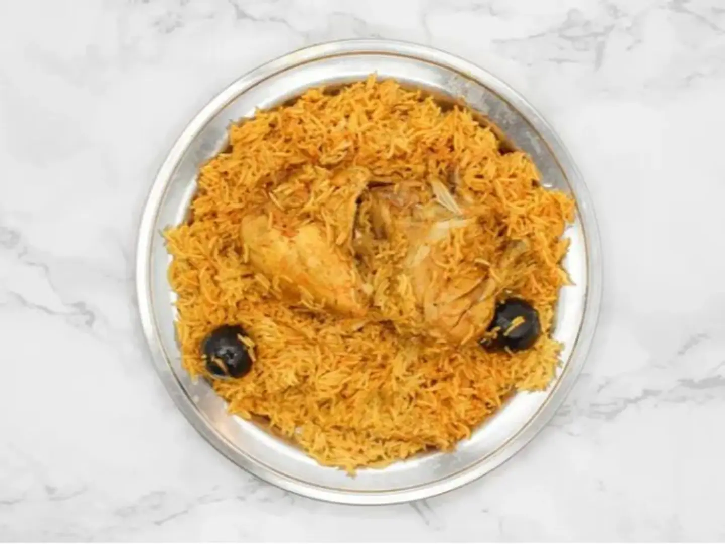 نصف حبة دجاج مضغوط