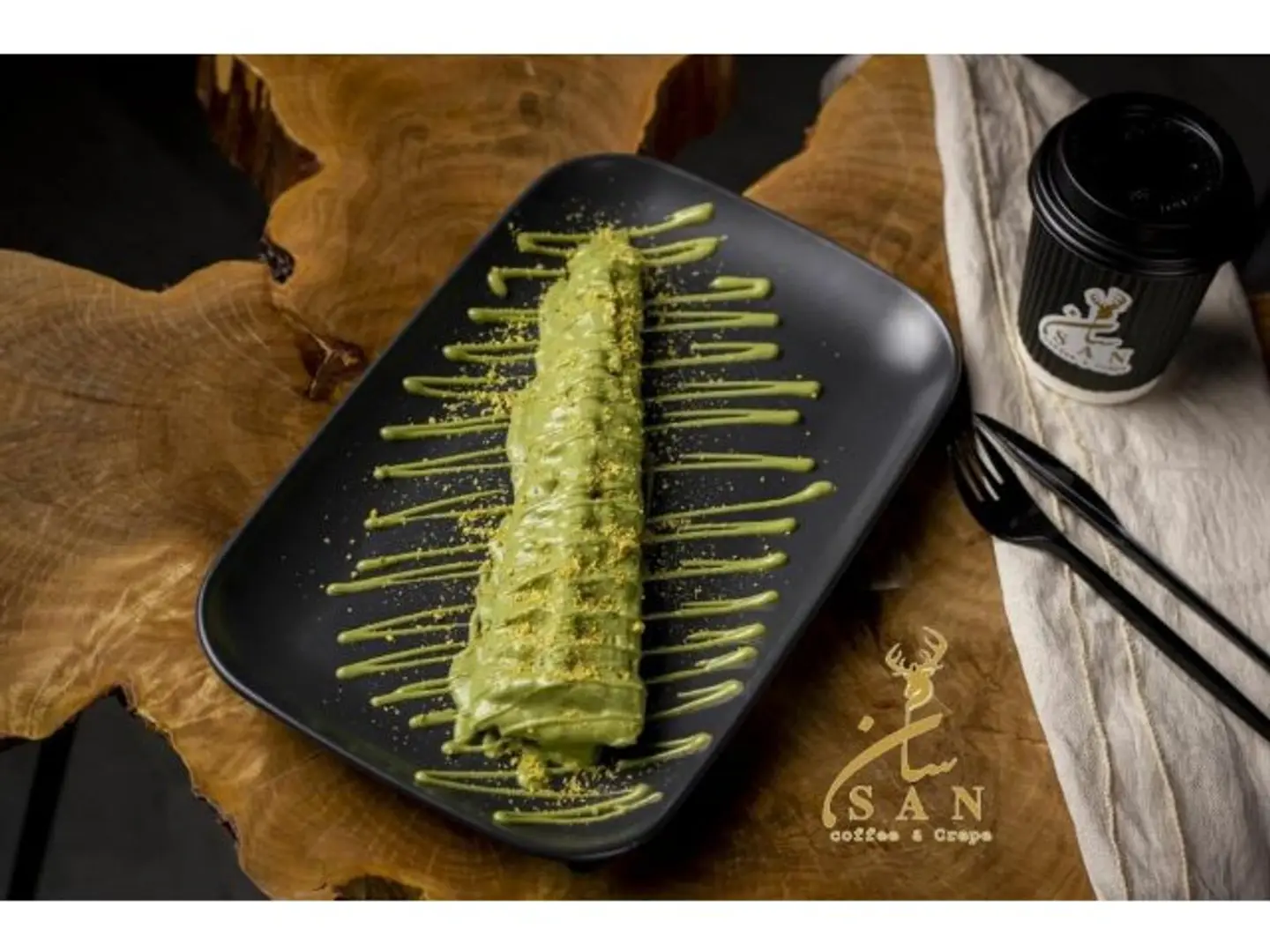 Pistachios Waffle