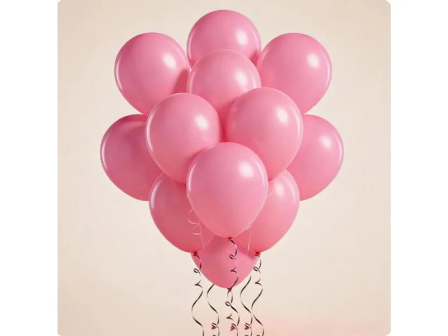 بالونات أعياد الميلاد والتخرج | وردي