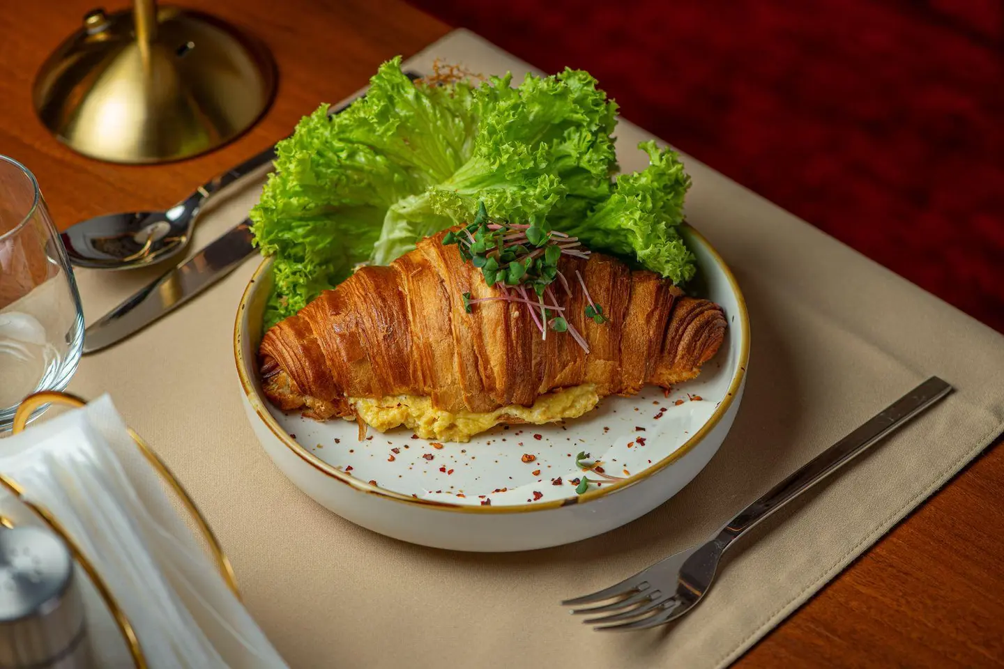 Scrambled Egg Croissant