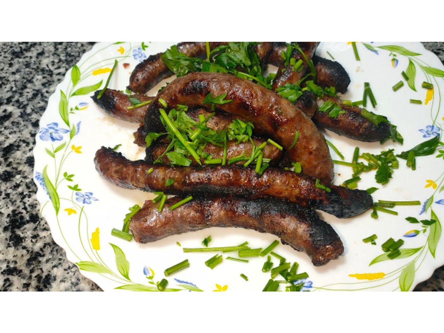 Oriental Sausage On Charcoal