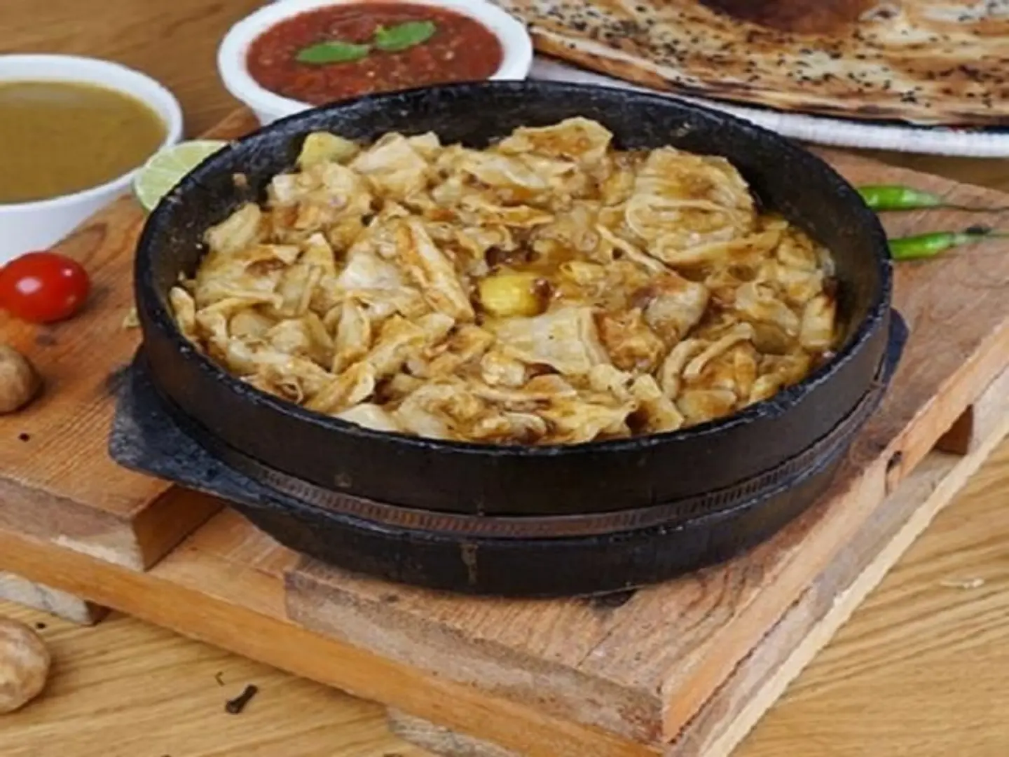 فتة مرق دجاج