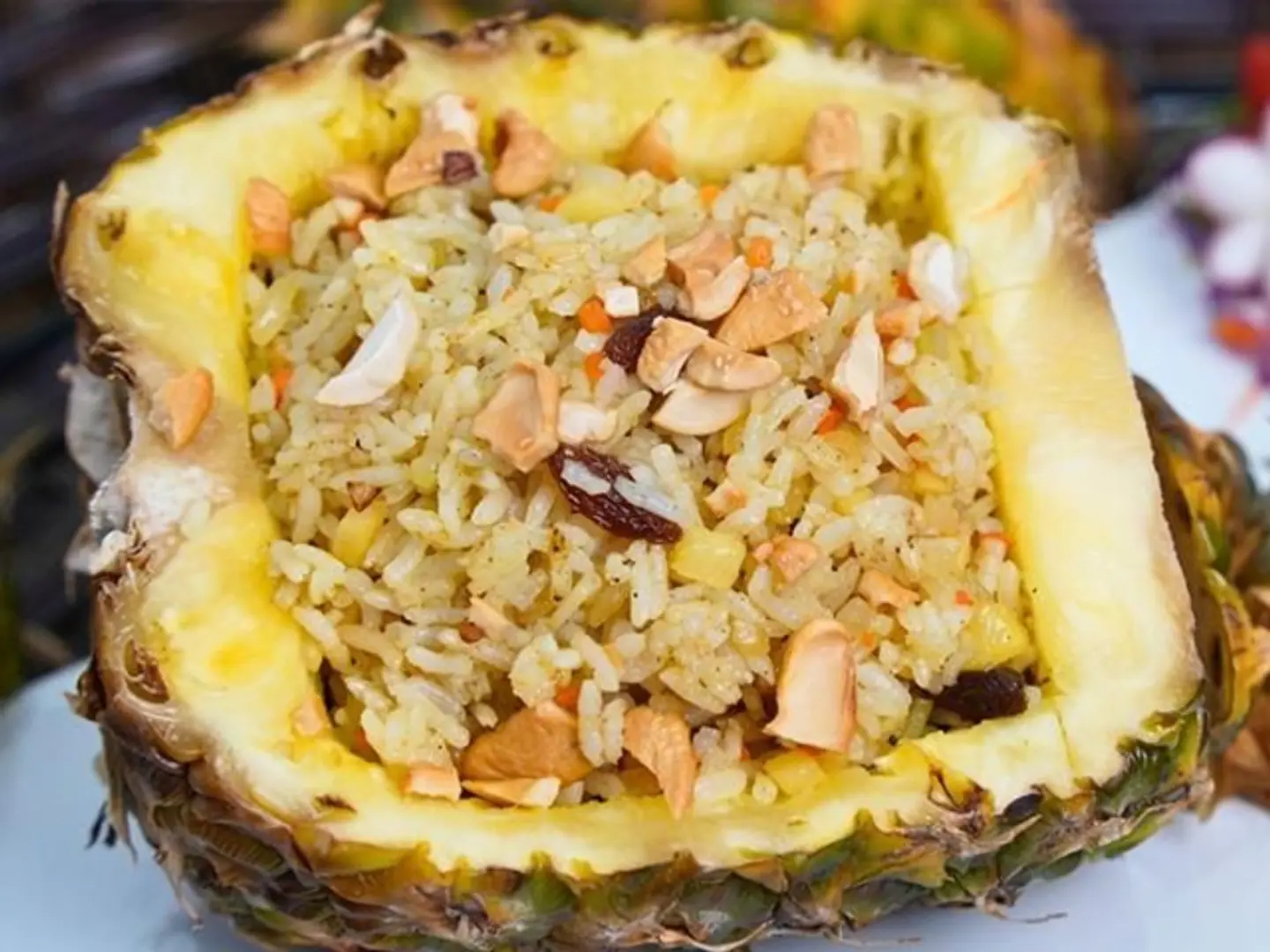 Fried Rice With Shrimp And Pineapple
