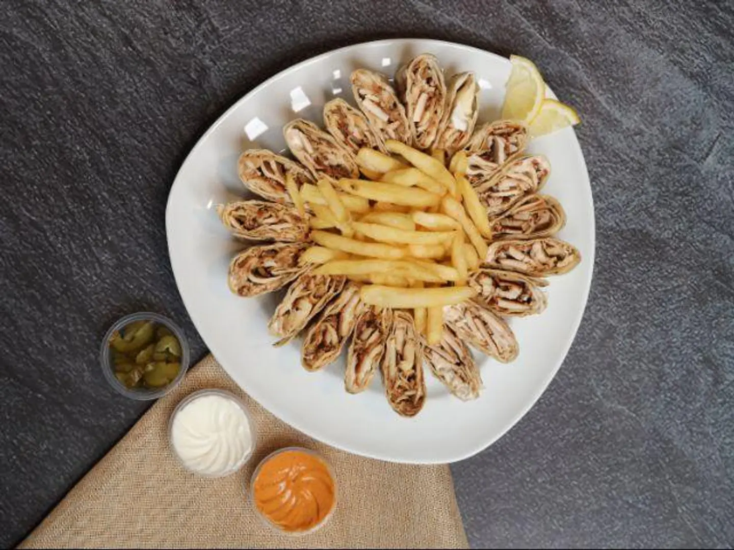 Double Arabic Chicken Shawarma 16pcs