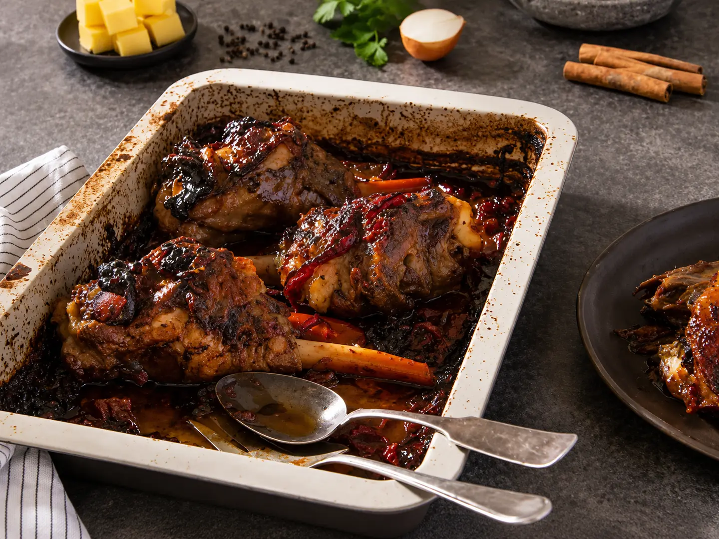 Grilled Lamb Shank