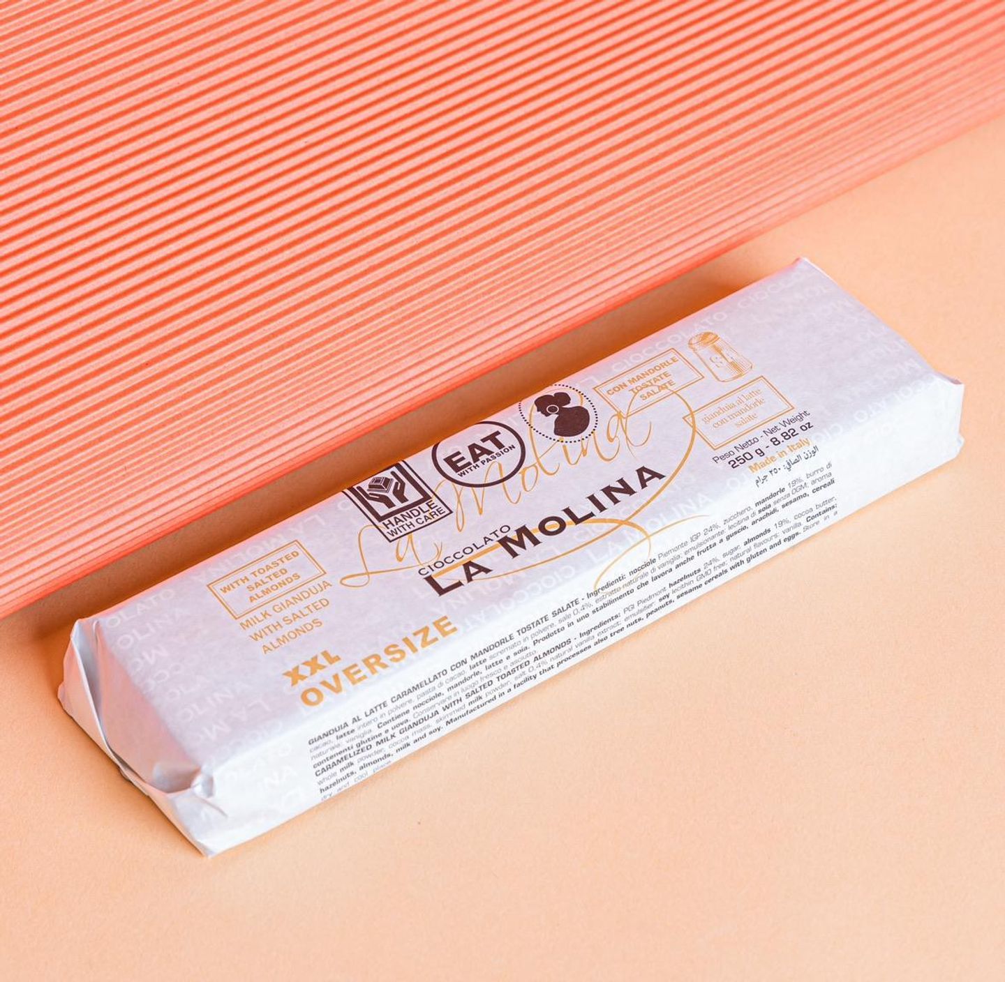 Milk Gianduja With Whole Hazelnuts 250 G