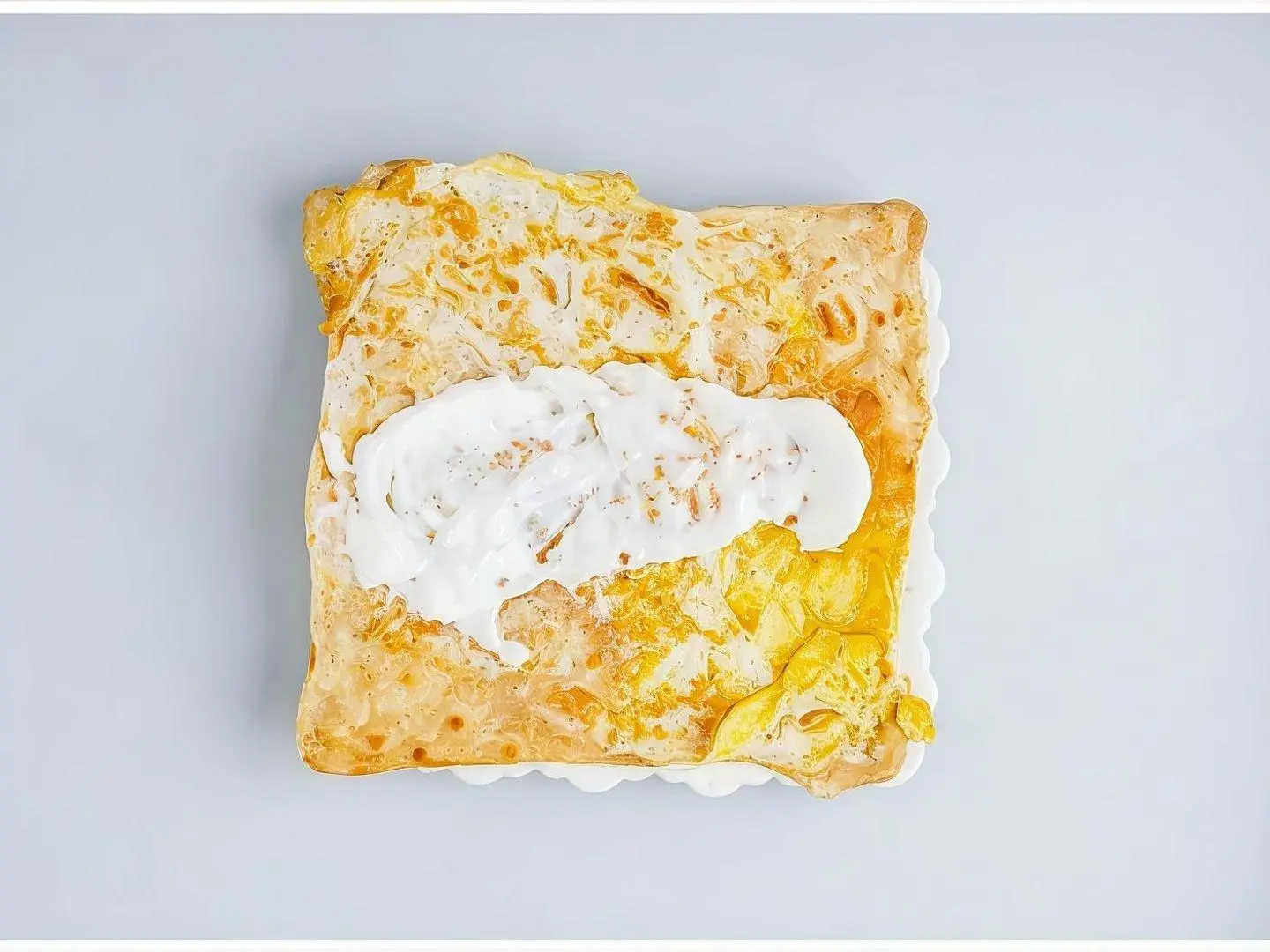 Liquid Cheese And Egg Pie