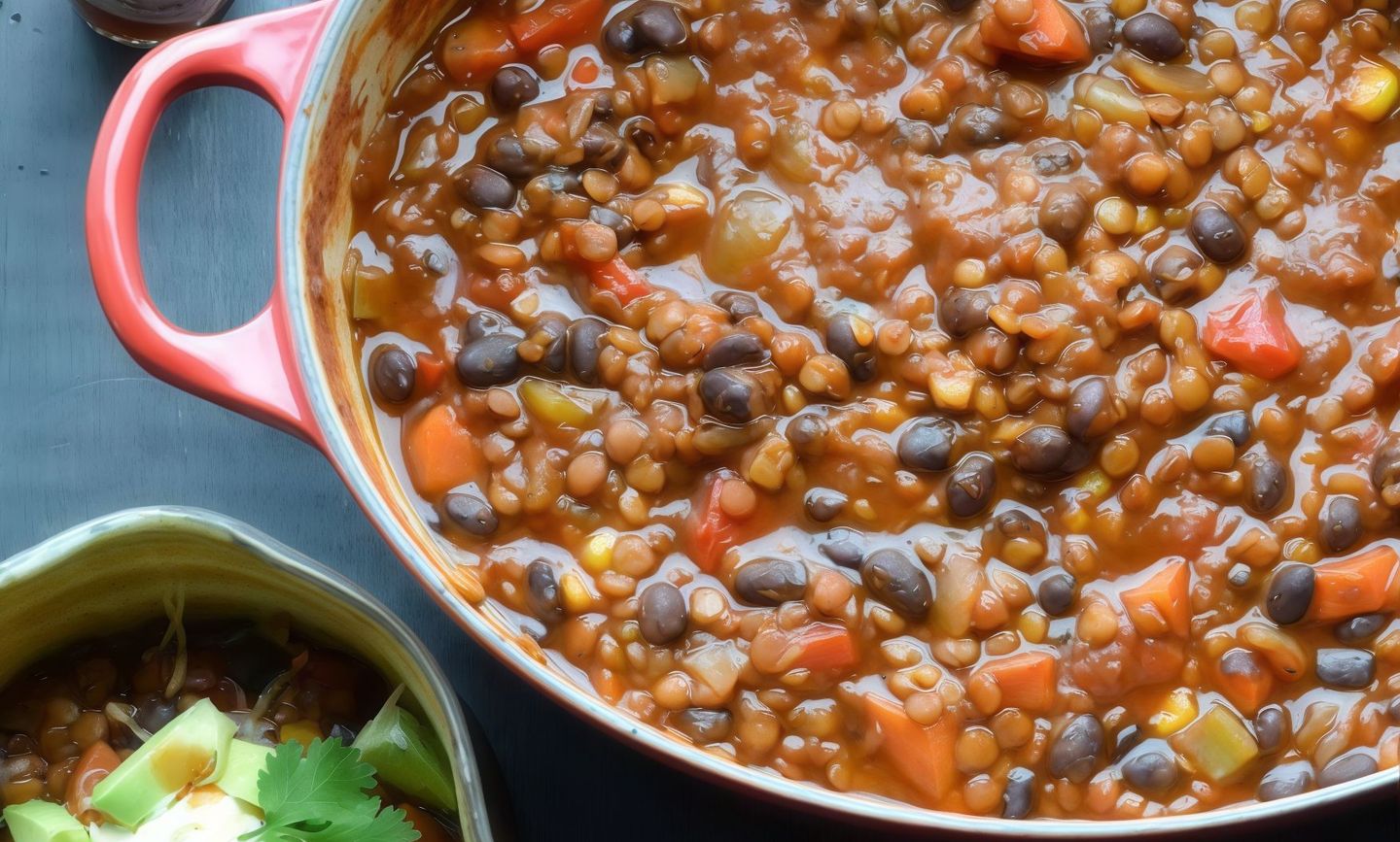Lentils With Beans