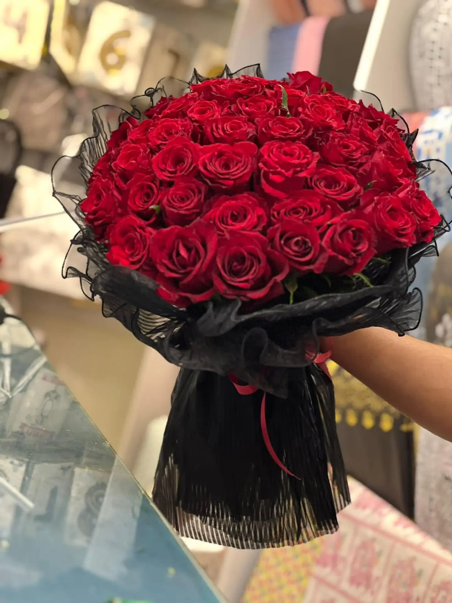 جوري أحمر قماش