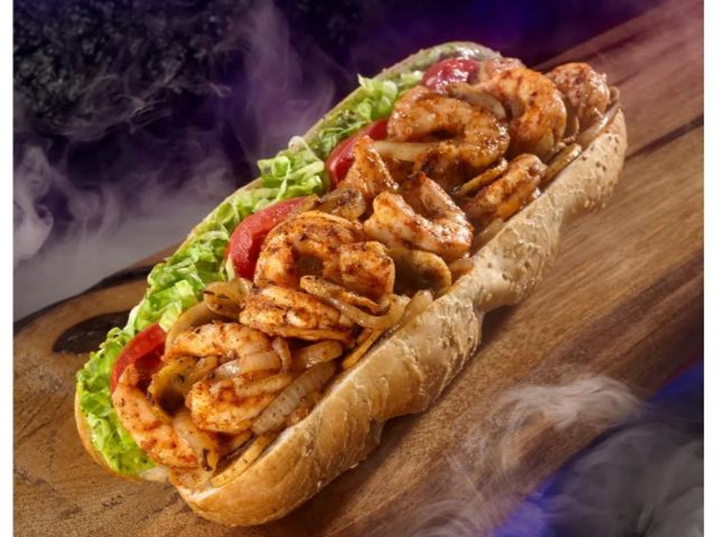 Shrimp Wrap Sandwich