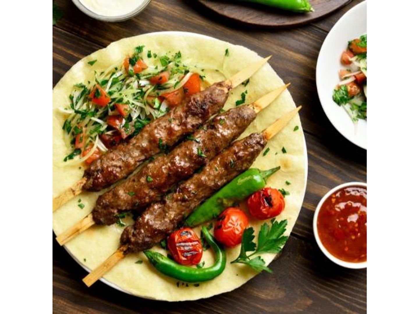 صحن كباب لحم