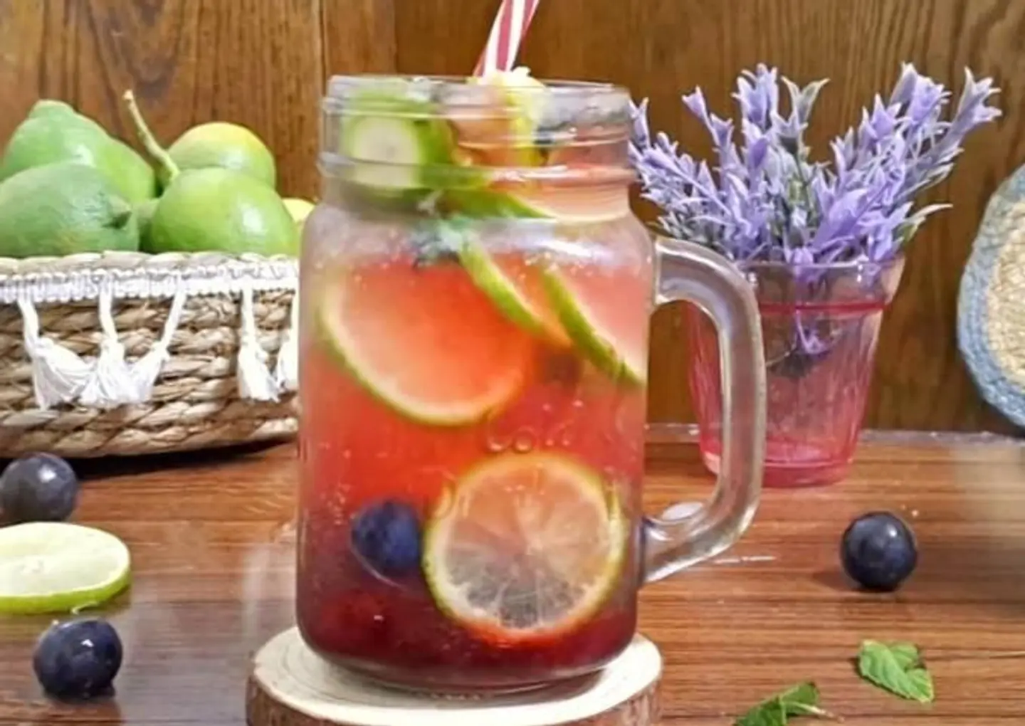 Blue Orange Mojito
