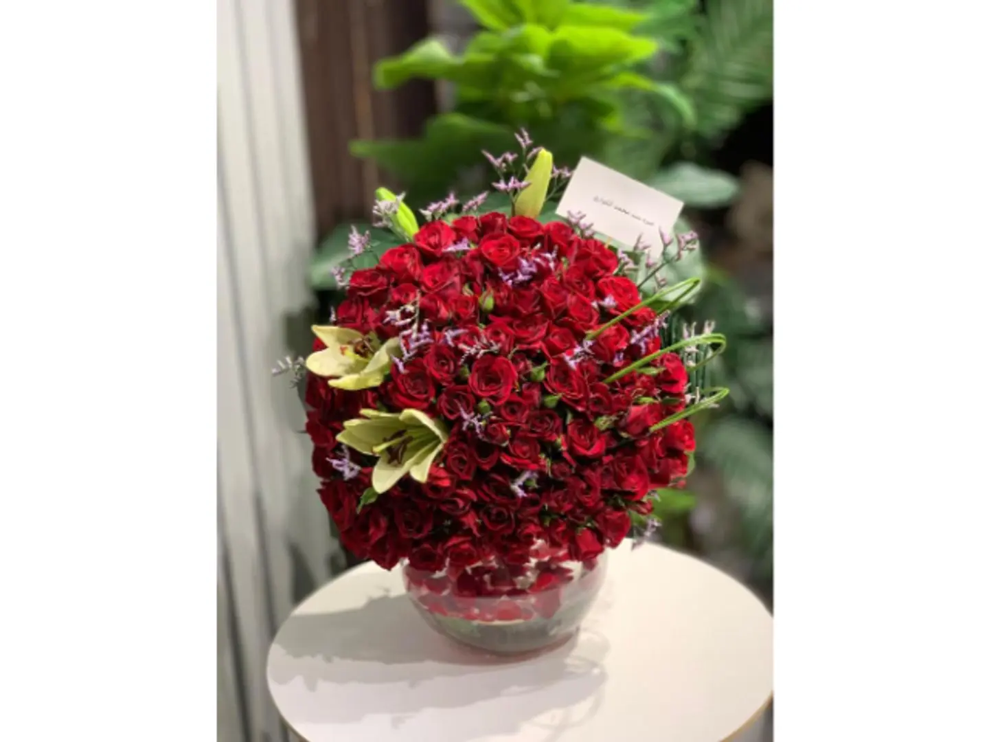 Red Rose Vase
