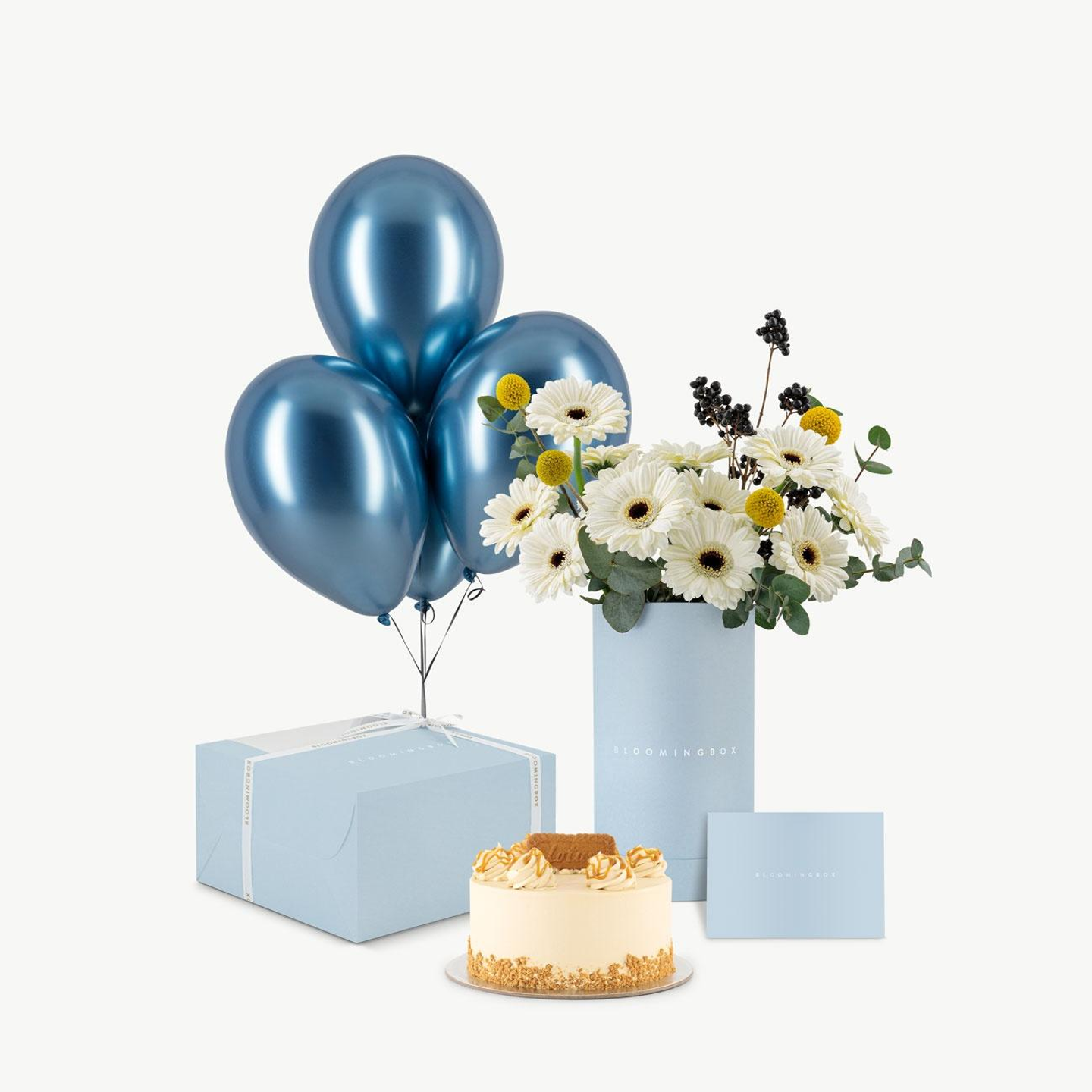 Cotton Blue Tall Assortment With Cake