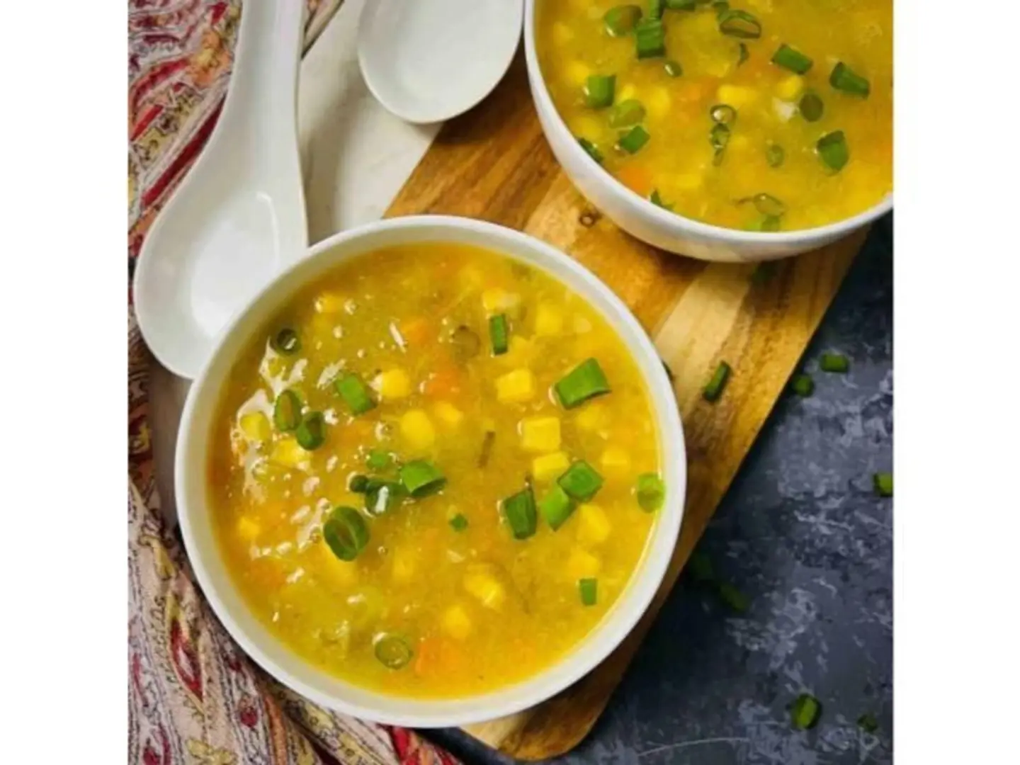 شوربة الخضار بالكريمة