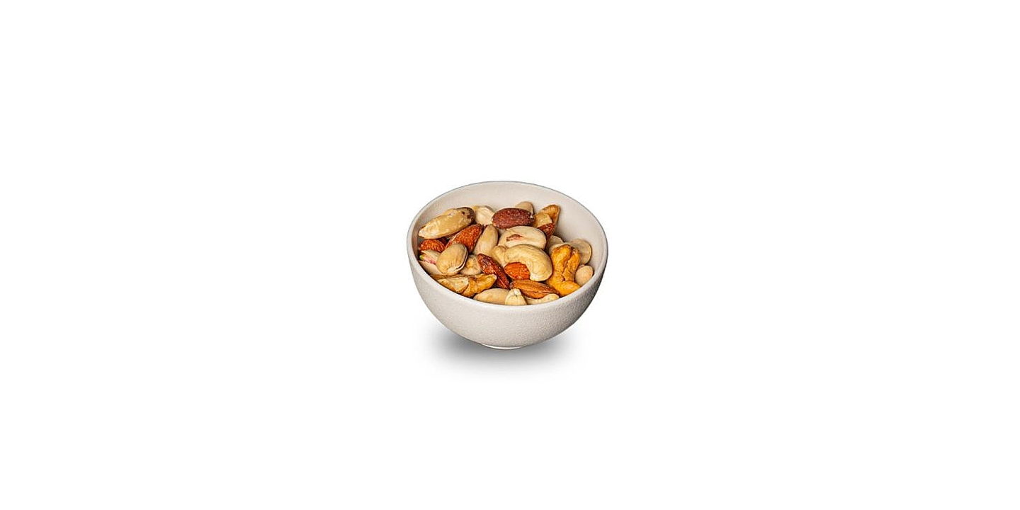 Small Plate Of Nuts