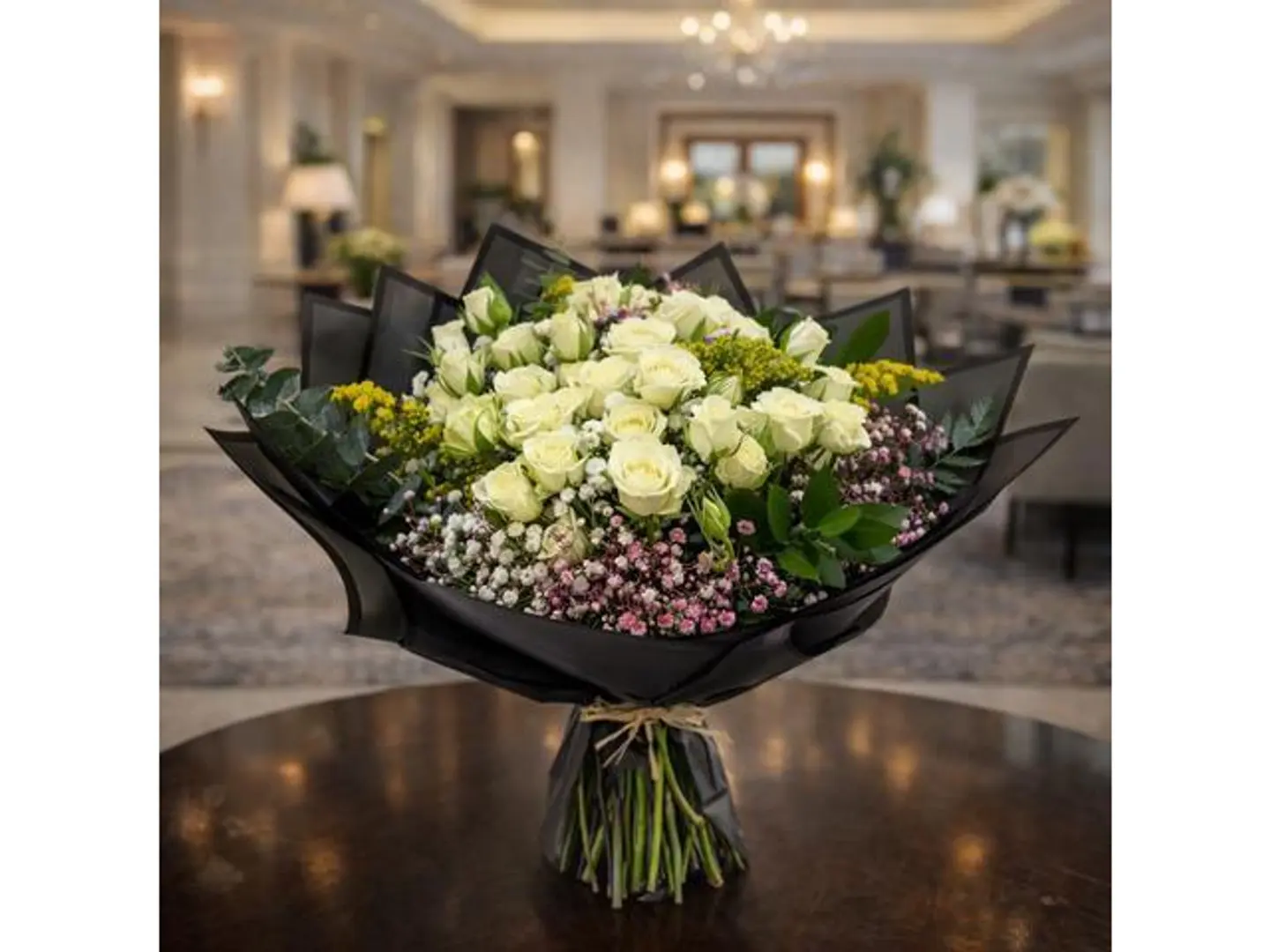 ابيض غلاف اسود ثمانية