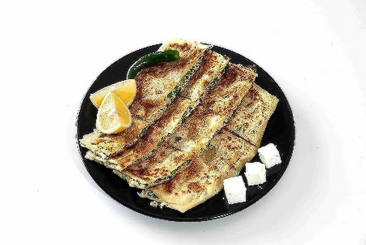 مطبق مالح لحم جبنة بيضاء
