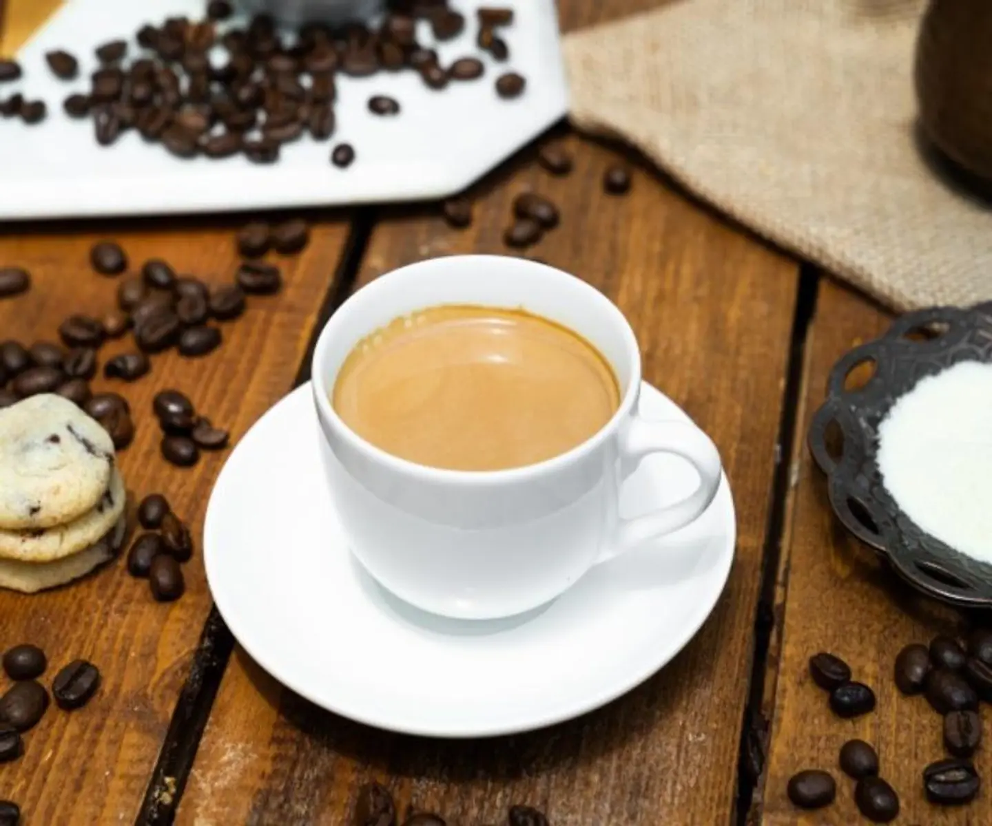 قهوه فرنسي بالحليب