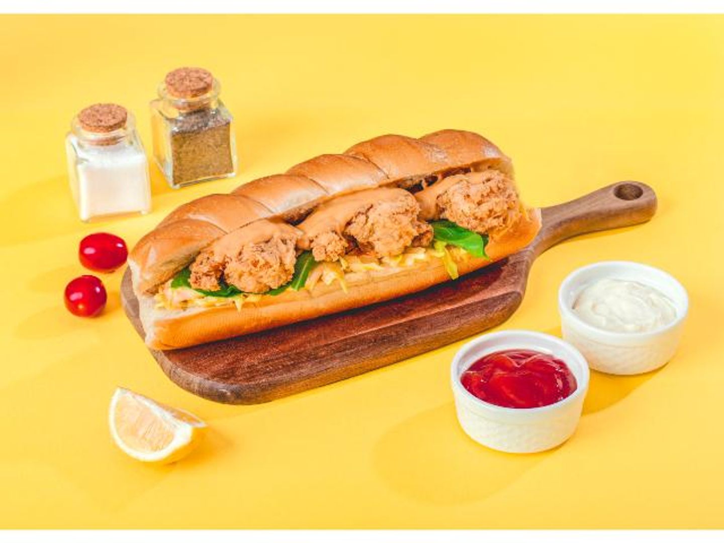 Crispy Shrimp Sandwich