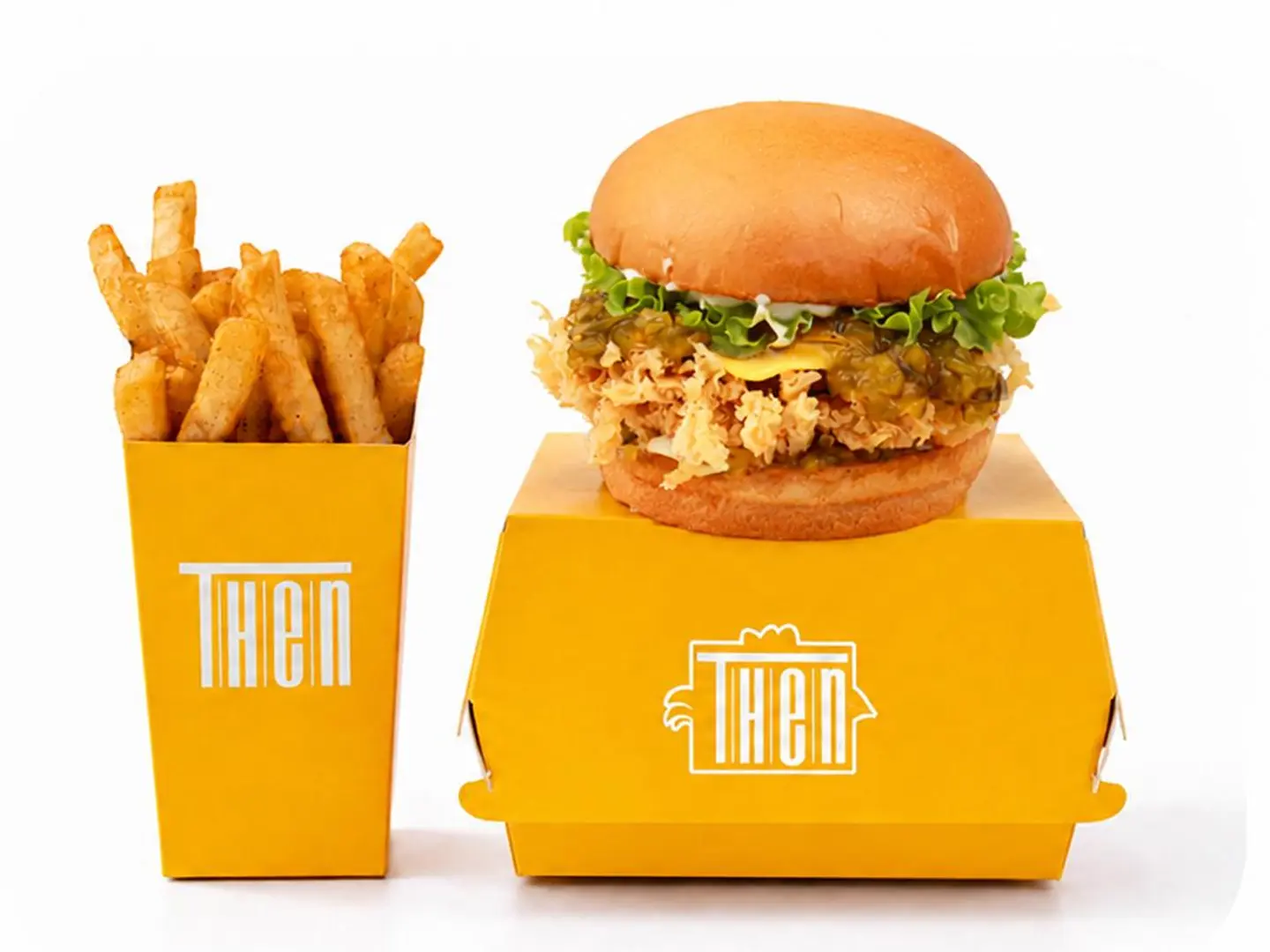 Classic Burger With Fries